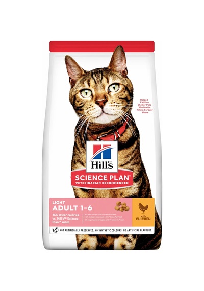 Hill's Scıence Plan Light Yetişkin Tavuklu Kedi Maması 3 Kg