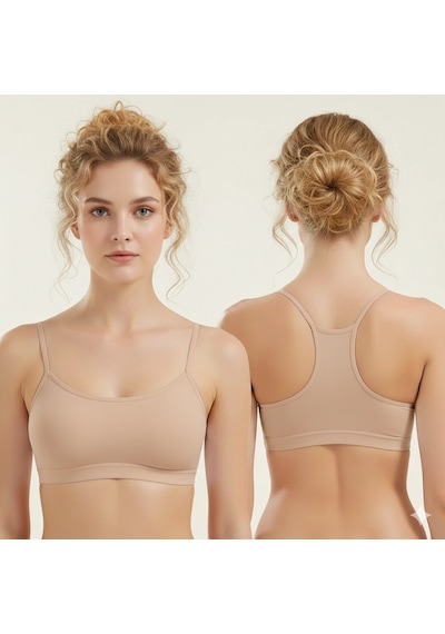 İkikareshop Dorya Penye Sporcu Bustiyer 1081 Çok Renkli