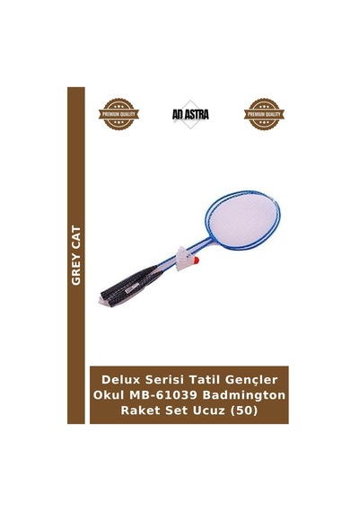 Delux Serisi Tatil Gençler Okul Mb-61039 Badmington Raket Set Ucuz 50