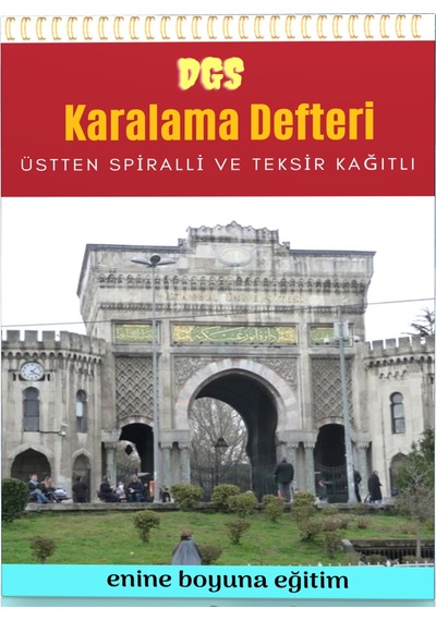 Spiralli Dgs Karalama Defteri Teksir Kağıtlı
