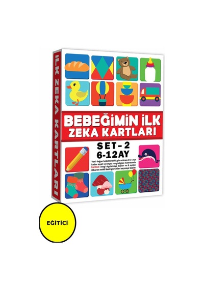 Bebeğimin Ilk Zeka Karti 6-12 Ay Set -2