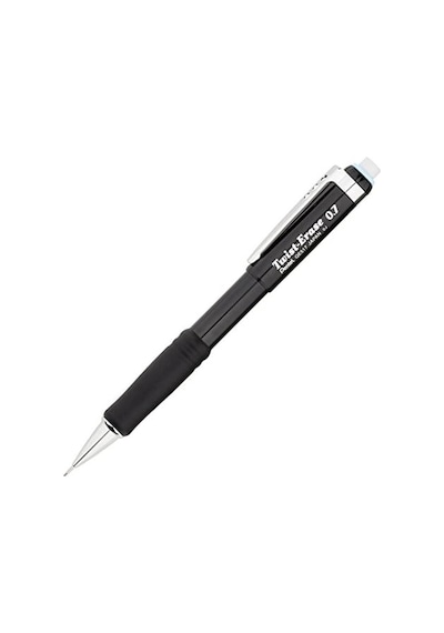 0.7 Mm Metal Klipsli Büyük Boy Silgili Versatil Siyah -