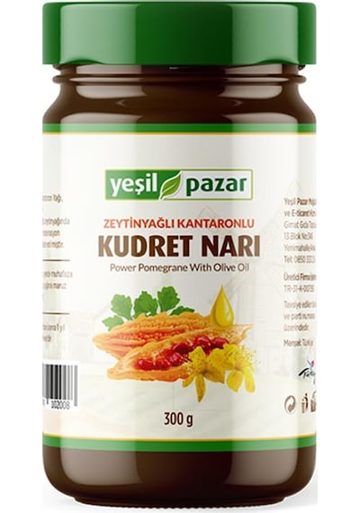 Yeşil Pazar Zeytinyağlı Kantaronlu Kudret Narı 300 Gr