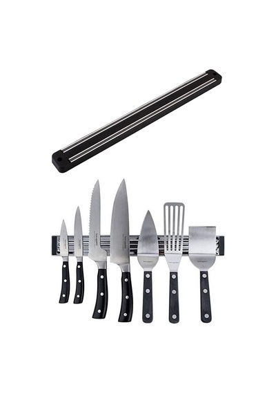 Büyük Boy Mıknatıslı Bıçak Askısı 55 Cm Bıçak Tutucu Bıçak Organizer Bıçaklık Metal Beyaz Cn Diğer