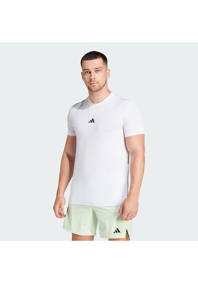 Whıte Adidas Erkek Günlük T-shirt D4t Tee Is3808 Beyaz