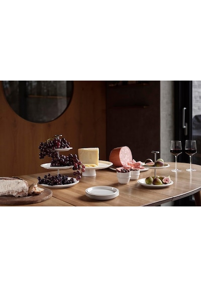 Rocks Kristal Camdan Kırmızı Şarap Kadehi, 40 Cl, 2'li Set, Şeffaf Çok Renkli