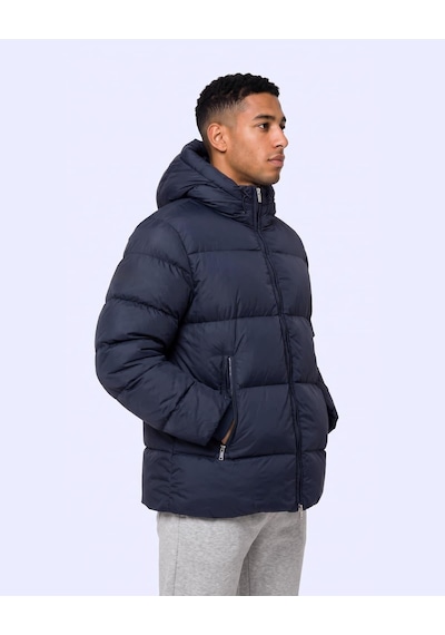 Kappa Authentic Gratia Erkek Mavi Comfort Şişme Mont