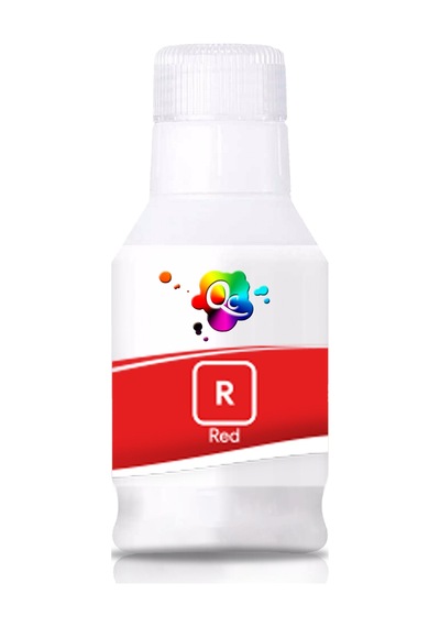 QC Canon Pixma G640 Uyumlu Yazıcı Mürekkebi 135ml R Red Kırmızı Dye