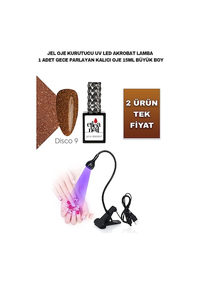 Akrobat Lamba Ve Disco Gece Parlayan Kalıcı Oje 09 15 Ml Diğer