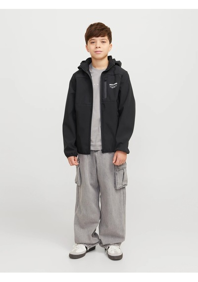 Jack & Jones Jack&jones Jjetheo Softshell Erkek Çocuk Ceket 12269432 Siyah