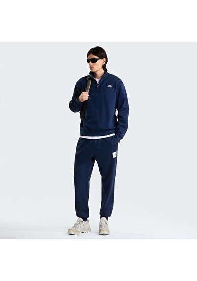 The North Face M Tnf Essential Simple Dome Rlx 1/4 Zip Erkek Sweatshirt-34108 Lacivert