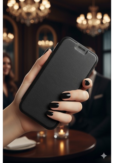 Redmi Note 13 Pro 4g Kılıf Kamera Korumalı İçi Kadife İnce Yapılı Kapaklı Kartlıklı Deri Kapak