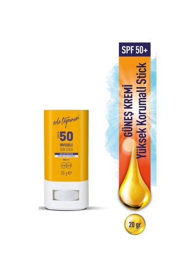 Eda Taşpınar Invisible Yüz Güneş Korucu Stick SPF50+ 20 G