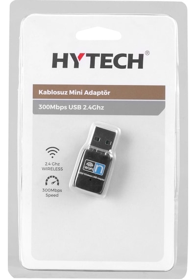 Hytech Hy-300n, 300mbp, 2.4ghz, Dahili Anten, Usb2.0, Wıreless, Mini Ethernet