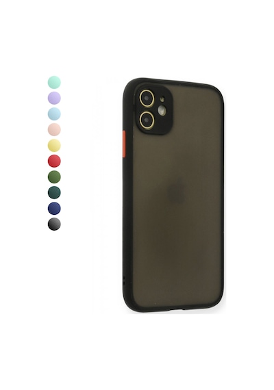 FitCase Apple Uyumlu iPhone 11 Kılıf Montrea Silikon Arka Kapak