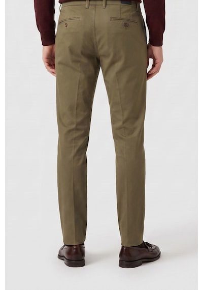 Twn Slim Fit Yeşil Armürlü Chino Pantolon 7ecc3s208232m Çok Renkli