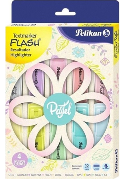 Signal Textmarker 10'lu Pastel Renkler Set 0