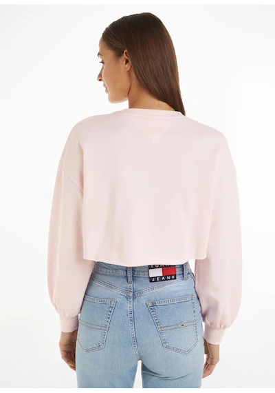 Tjw Ultr Crp Tj Ath Crew Sweatshirt Pembe