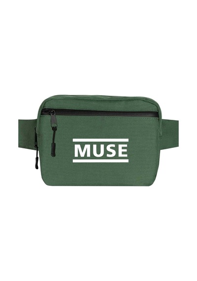 Muse Logo Yeşil Bel Çantası