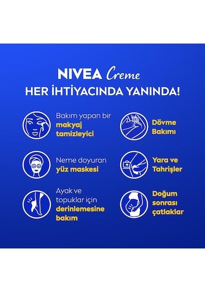 Nivea Creme Nemlendirici Mavi Teneke Kutu Krem 30 ML