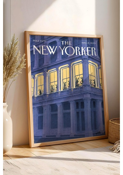 The New Yorker Çerçeveli Tablo April 13 2009 - Parti Tablosu