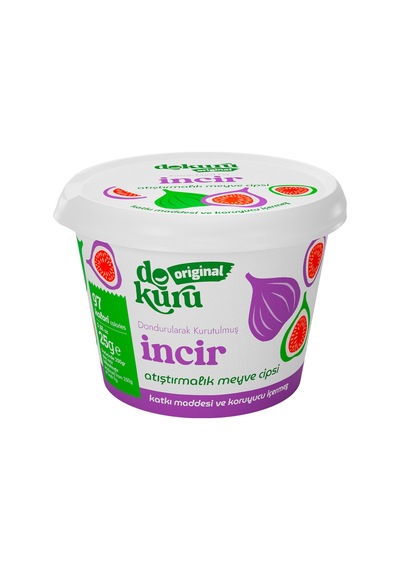 İncir Kuru Meyve Cipsi - Dondurularak Kurutulmuş Freeze Dried Çıtır İncir