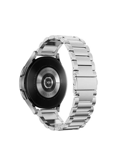 Samsung Galaxy Watch 4 5 Pro 6 Seri 40 42 43 44 45 46 47 Mm Uyumlu Kordon 20mm Çelik Metal