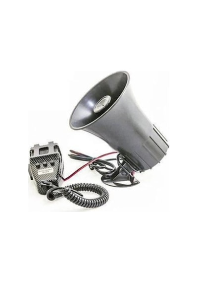 Oto Siren Mikrofonlu Megafon 12 Volt Polis Sireni Dadat