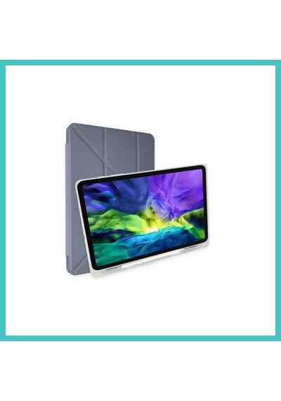 Ny Joy Samsung Galaxy P610 Tab S6 Lite 10.4 Kılıf Kalemlikli Mars Tablet Kılıfı - Lavender Nyjoybz