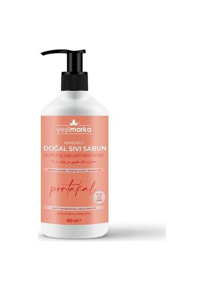 Yeşilmarka Doğal Sıvı Sabun - Portakal 400 Ml Sku: Smg8690010493682