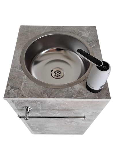 Seyyar Lavabo L10 Mermer Desen Mermer Rengi