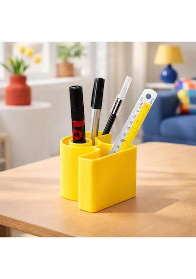 Modern Çalışma Masası Organizeri - 3d Yazıcı Tasarımı