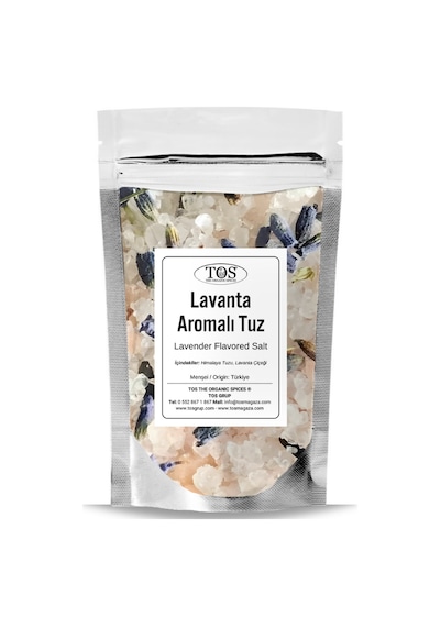 Tos The Organic Spices Lavanta Aromalı Tuz 2500 G Lavender Flavored Salt