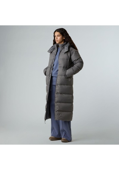 The North Face Kadın Hydrenalite City Uzun Kaz Tüyü Kapüşonlu Parka Nf0a8d3n0uz1 Gri