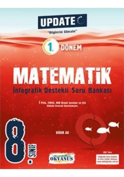 8. Sınıf Update 1. Dönem İnfografik Destekli Matematik Soru Bankası -  Okyanus Eğitim