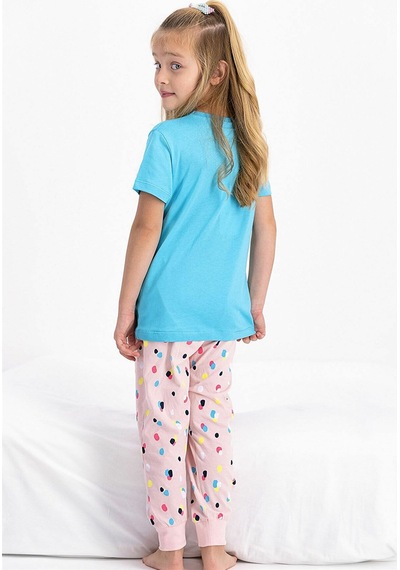 Rolypoly RP2441-G Kız Çocuk Pijama Takımı Turkuaz Rolypoly RP2441-G Kız Çocuk Pijama Takımı Turkuaz