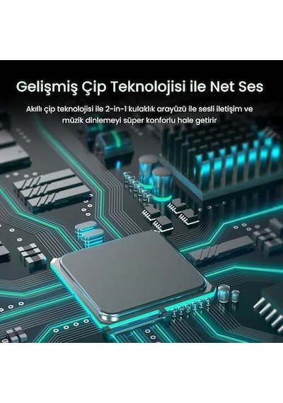 Type-c To 3.5mm Aux Ve Mikrofon Dönüştürücü Adaptör Dac Chip Hifi Ses Kartı