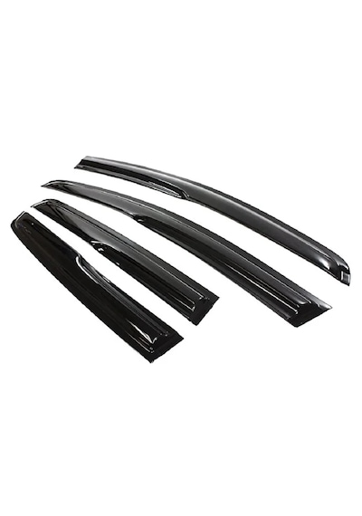 Citroen C4 2012 - 2020 Parlak Siyah Mügen Cam Rüzgarlığı Citroen C4 Tüm Kasalar 4 Lü Set Rüzgarlı