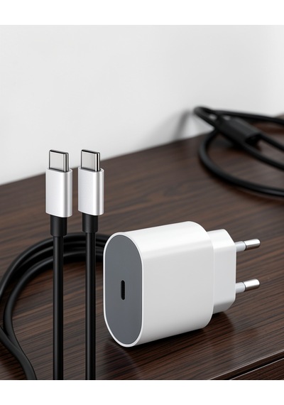 Type-c Girişli 25w Hızlı Şarj Adaptörü Ve Kablosu Ucz25w Apple iPhone Uyumlu şarj3 Belirtilmemiş