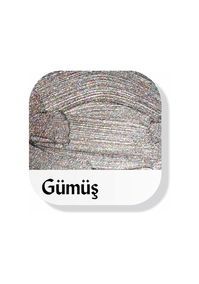 Multi-surface Hibrit Akrilik Boya, 200ml, Tüm Yüzeyler İçin, Saten Görünümlü, Su Bazlı Metalik Metalik Gümüş