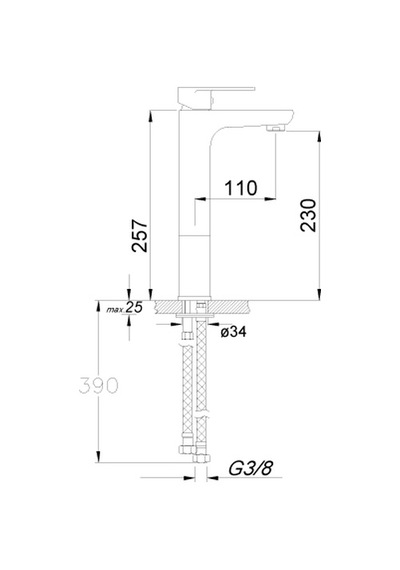 Mercan Lavabo Bataryası Gri