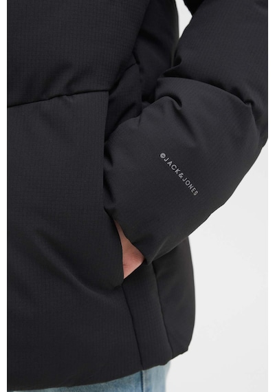 Jack & Jones Jjglobal Puffer Jacket Jn Siyah Erkek Çocuk Mont Siyah