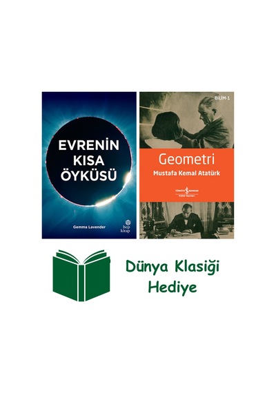Evrenin Kısa Öyküsü Ciltli + Geometri + Dünya Klasiği Hediye
