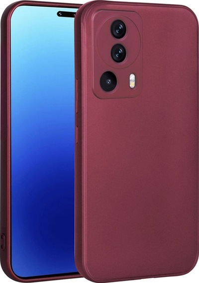 Xiaomi Mi 13 Lite Kılıf Zore Premier Silikon Kapak Mürdüm