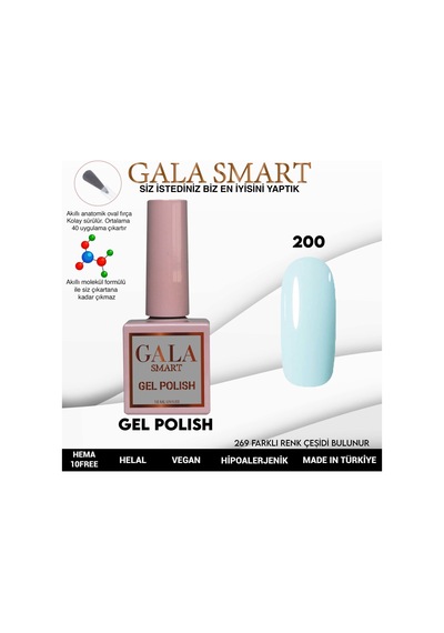 Gala Smart Classic Kalıcı Oje 10 Mle No:200