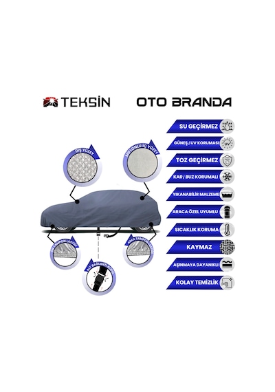Mg Mg3 2 2018- Araba Brandası Miflonlu 4 Mevsim Oto Branda
