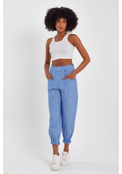 Alexander Gardi Alexandergardı Paçası Büzgülü Jogger Pantolon B23-0065 001