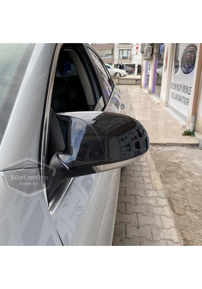 ŞüsCarOto Vw Golf 5 2003-2009 Batman Yarasa Ayna Kapağı Piano Black ABS Plastik (00)