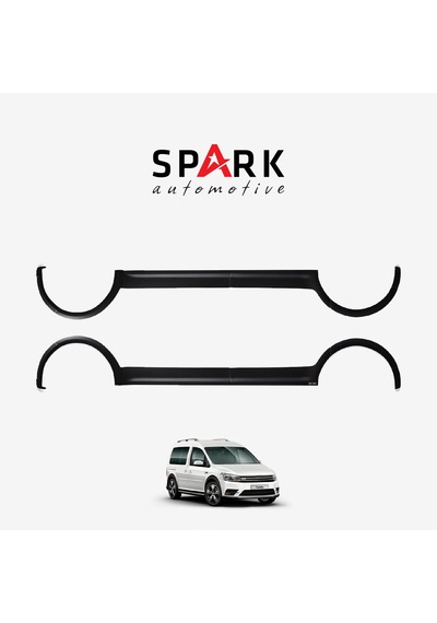 Volkswagen Caddy 2015-2020 Yıl Aralığı Uyumlu Kısa Şase Sol Sürgü Dodik Seti 12 Parça Siyah