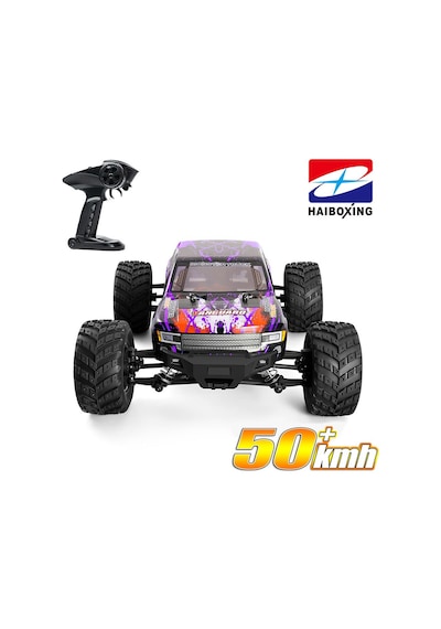 Haıboxıng Rc 1/12 903 Vanguard 50+ Km/h Sürat 4x4 Uzaktan Kumandalı Rc Model Araba Rtr Elektrikli 4wd Offroad Truck Mor